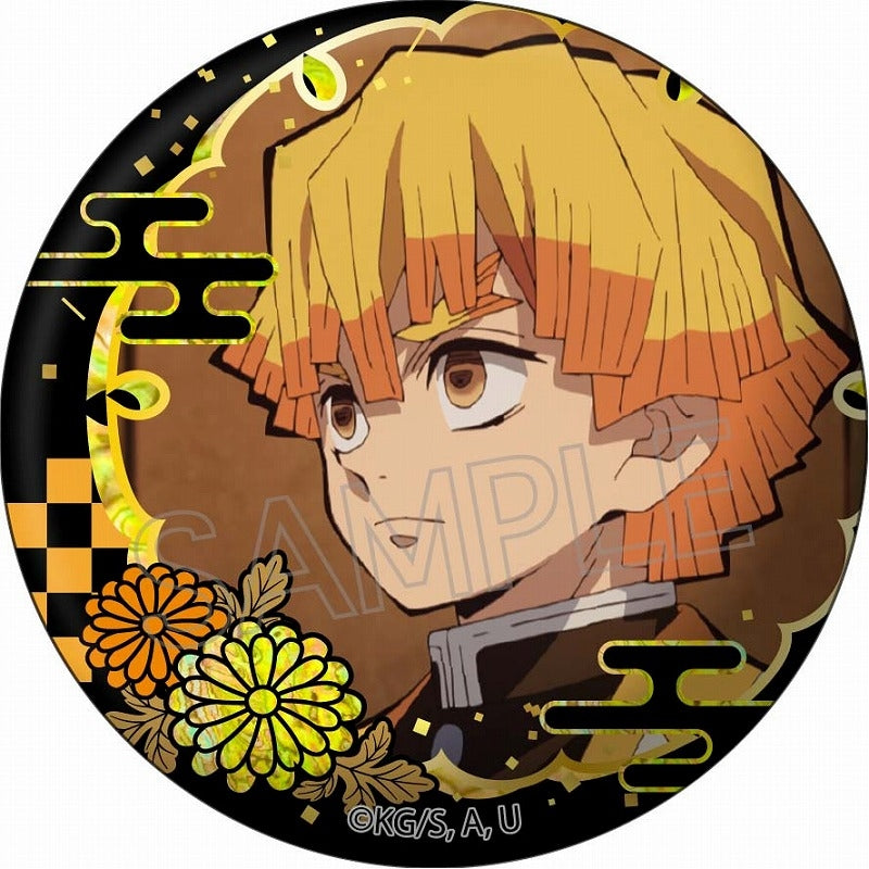 (Goods - Badge) Demon Slayer: Kimetsu no Yaiba Raden Style Series Button BadgeVol. 2 Zenitsu Agatsuma