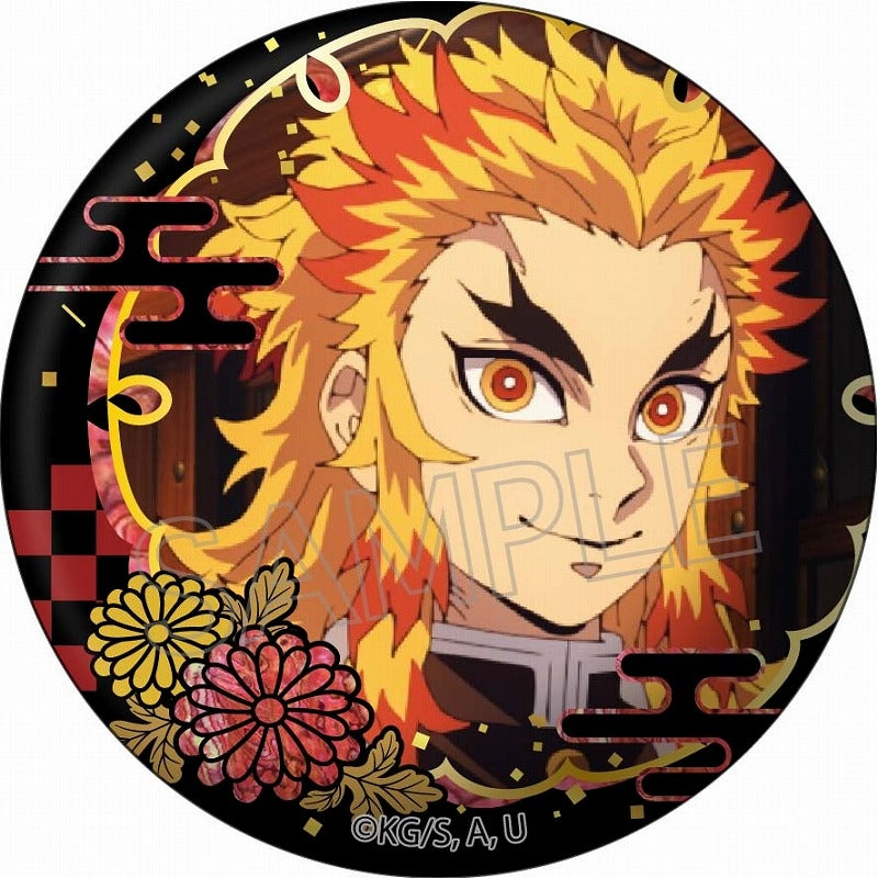 (Goods - Badge) Demon Slayer: Kimetsu no Yaiba Raden Style Series Button BadgeVol. 2 Kyojuro Rengoku