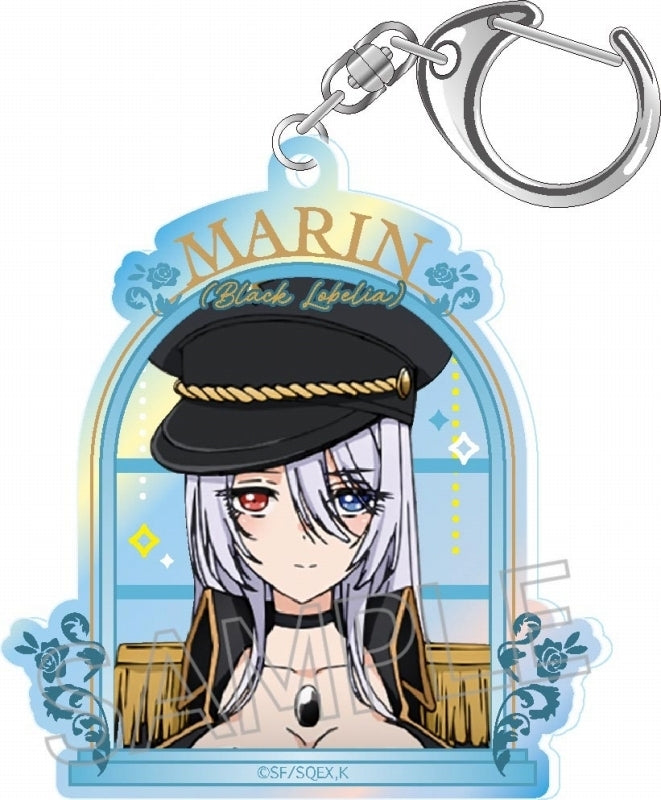 [My Dress-Up Darling] Iridescent Acrylic Keychain Marin (Black Lobelia)