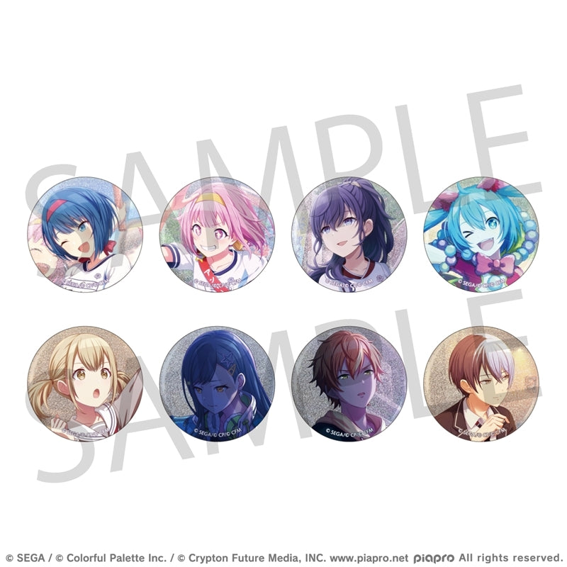 (Goods - Badge) Hatsune Miku: Colorful Stage! Glitter Badge Collection Vol. 1 C (Blind Box -Single)