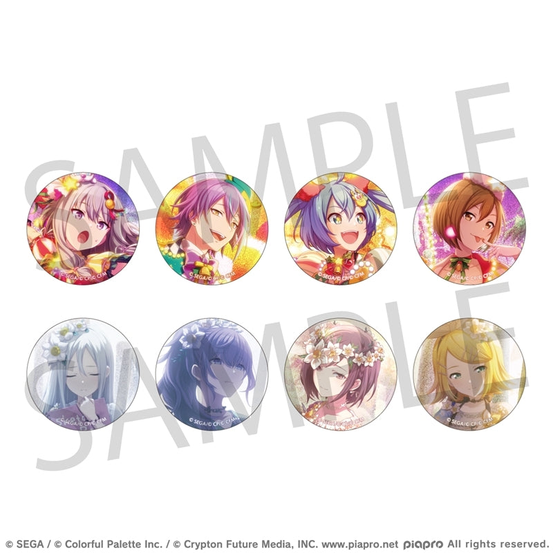 (Goods - Badge) Hatsune Miku: Colorful Stage! Glitter Badge Collection Vol. 4 A (Blind Box -Single)
