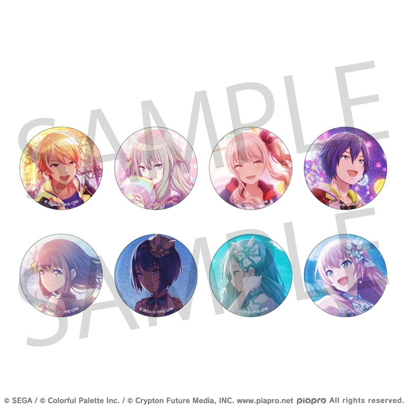 (Goods - Badge) Hatsune Miku: Colorful Stage! Glitter Badge Collection Vol. 6 A (Blind Box -Single)