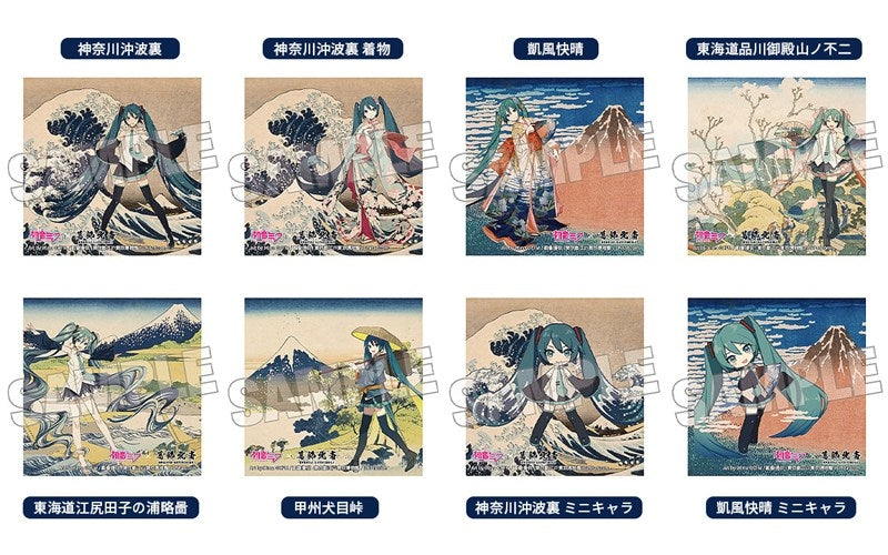 (Goods - Sticker) Hatsune Miku x Hokusai iXima Sticker The Bay of Tagonoura at Ejiri on the Tokaido Highway