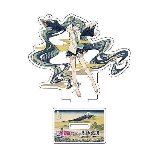 (Goods - Acrylic Stand) Hatsune Miku x Hokusai iXima Die-cut Acrylic Stand The Bay of Tagonoura at Ejiri on the Tokaido Highway