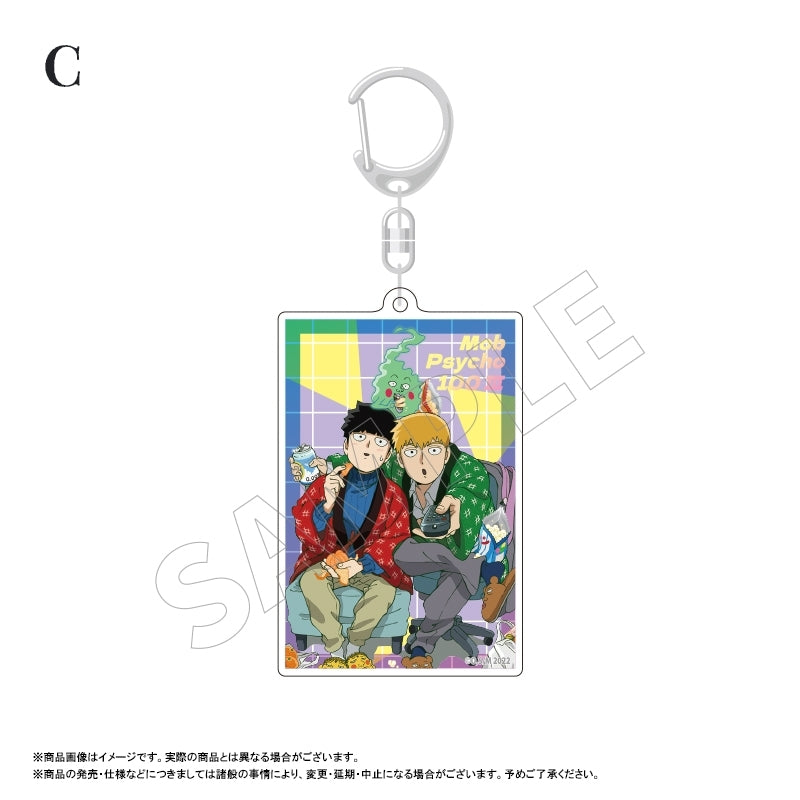 [Mob Psycho 100] Square Keychain Vol. 2 C