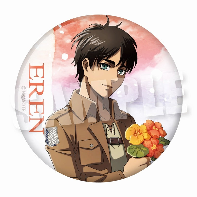 [Attack on Titan] Trading Button Badge "past and future ver." (Blind Box -Single)