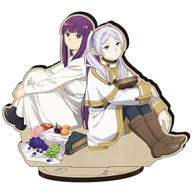 (Goods - Acrylic Stand) Frieren: Beyond Journey's End MOKU-Sta Wooden Frieren & Fern