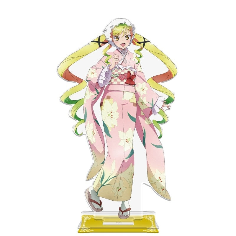 (Goods - Acrylic Stand) Rock Is a Lady's Modesty Furisode Big Acrylic Stand Lilisa Suzunomiya