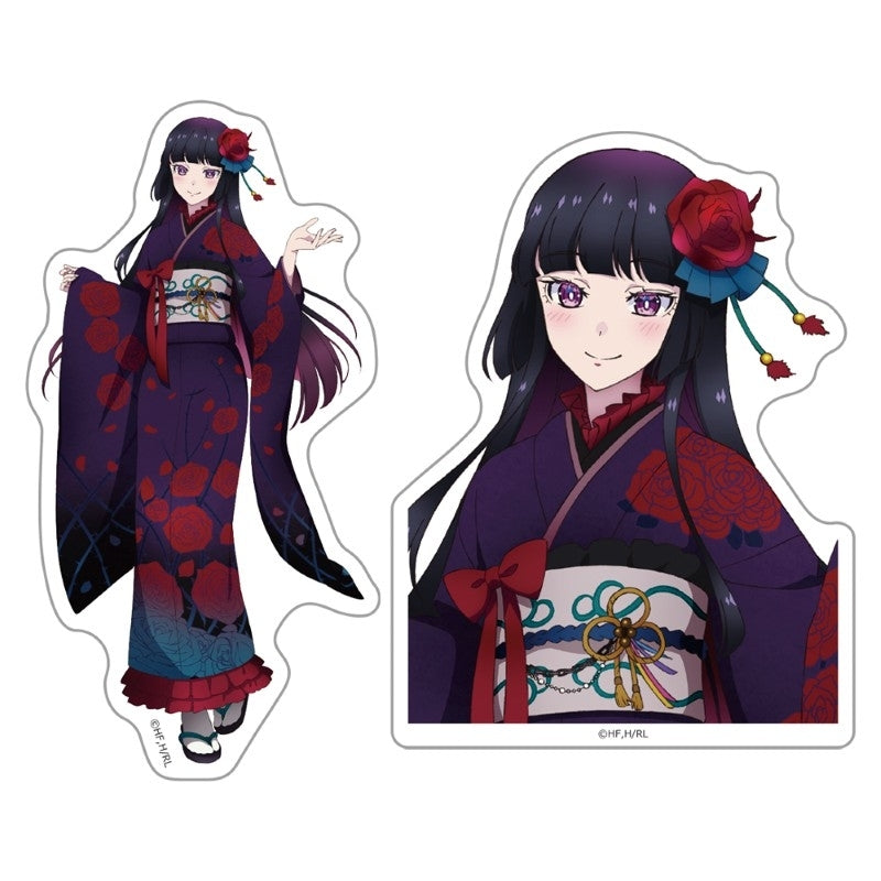 (Goods - Sticker) Rock Is a Lady's Modesty Furisode Sticker Set Otoha Kurogane
