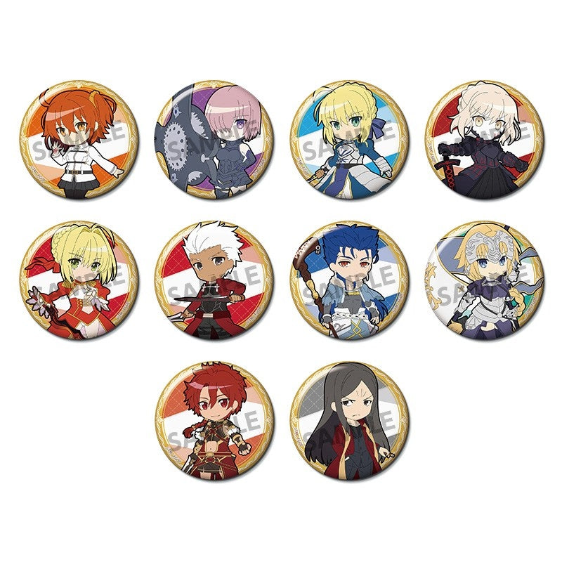 (Goods - Badge) Fate/Grand Order Pikuriru! Trading Button Badge vol. 1 (Blind Box -Single)
