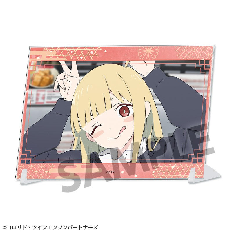 (Goods - Ornament) Cosmic Princess Kaguya! A6 Visual Acrylic Plate Kaguya/Real