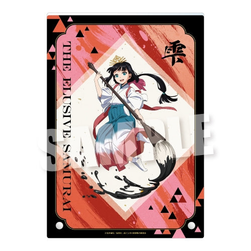 (Goods - Ornament) The Elusive Samurai Acrylic Panel Calligraphy ver. (Shizuku ) (animate Advance Sales)