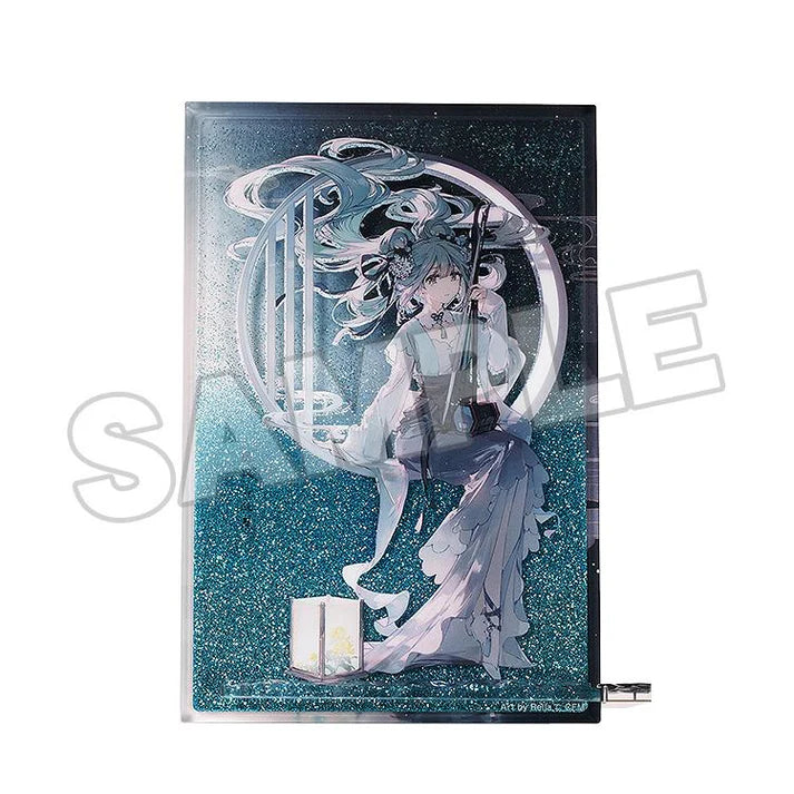 (Acrylic Block) Vocaloid Hatsune Miku Glitter Acrylic Block: Han Gong Qiu Yue Ver.