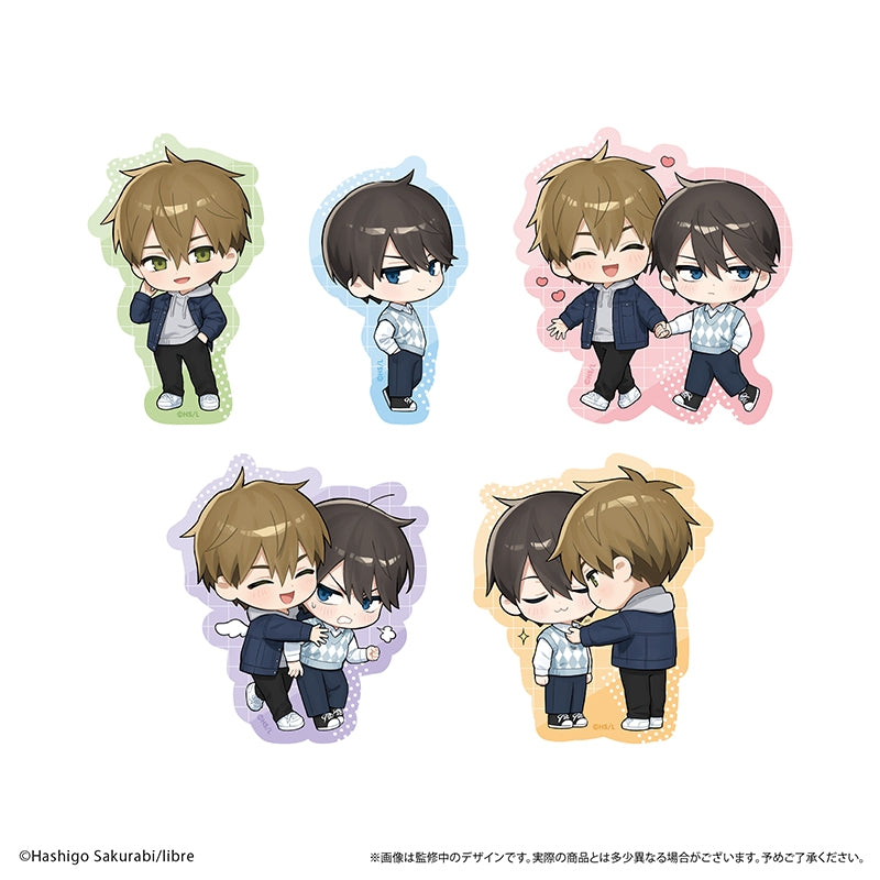 (Goods - Sticker) DAKAICHI: I'm being harassed by the sexiest man of the year (Dakaretai Otoko 1-i ni Odosareteimasu.) Wai Wai Sticker Set