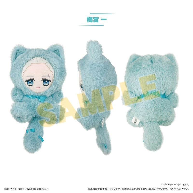 (Goods - Keychain) WIND BREAKER Anime Ver. Tapi Nyanko Vol. 2 Umemiya Hajime