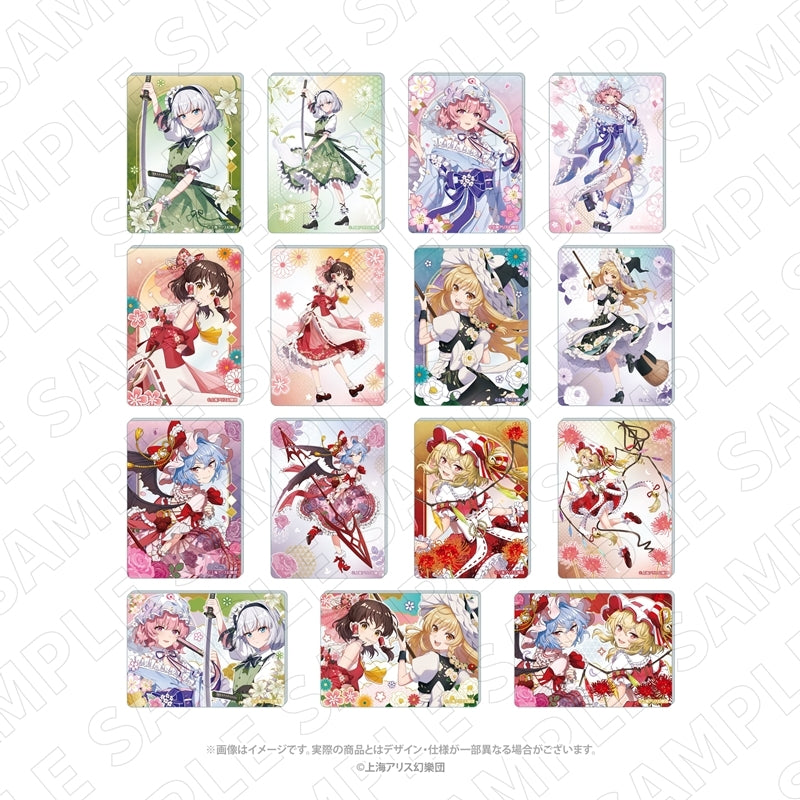 (Goods - Card) Touhou Project CHARADITIONAL TOY Touhou Project Trading Acrylic Card (15 Types Total) (Blind Box -Single)