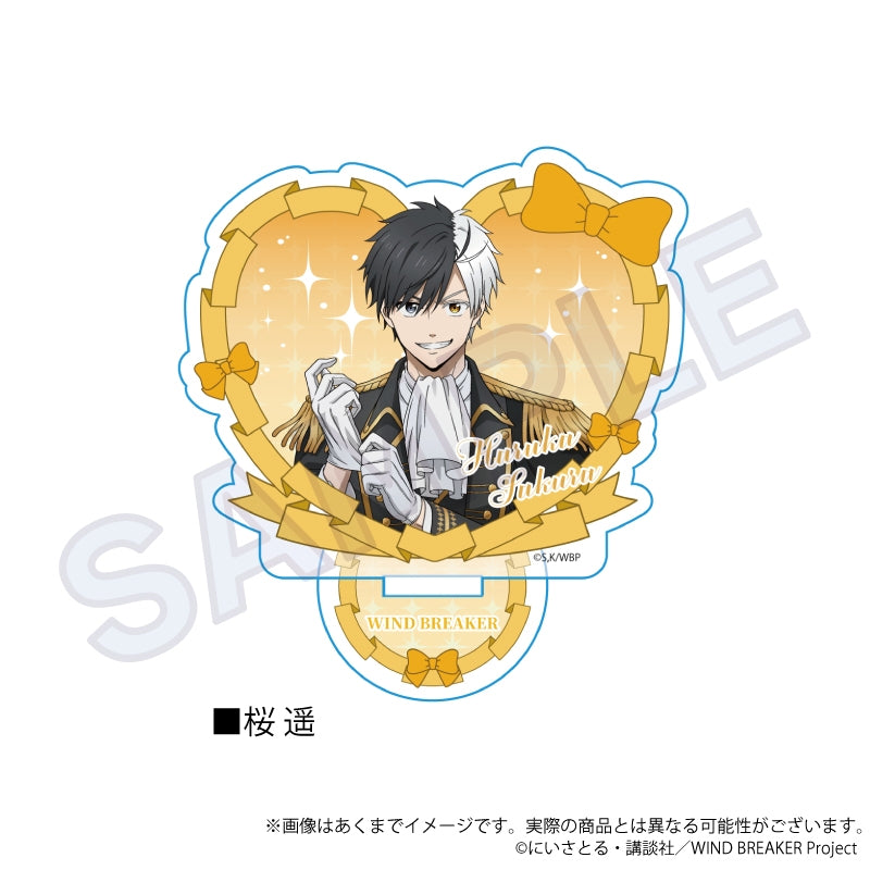 (Goods - Acrylic Stand) WIND BREAKER Heart-Shaped Acrylic Stand Knight Ver. Haruka Sakura
