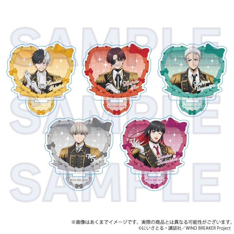 (Goods - Acrylic Stand) WIND BREAKER Heart-Shaped Acrylic Stand Knight Ver. Hayato Suo