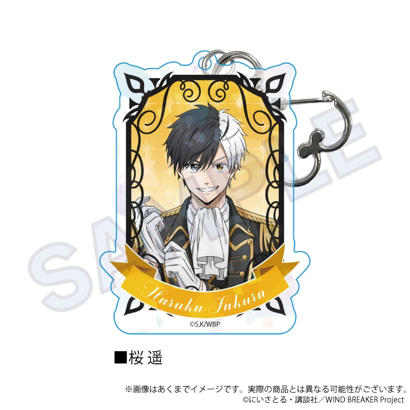 (Goods - Keychain) WIND BREAKER HolographicAcrylic Keychain Knight Ver. Haruka Sakura