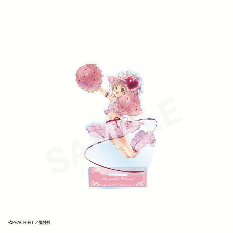 (Goods - Acrylic Stand) Shugo Chara! Charafu Light Acrylic Stand / Amulet Heart