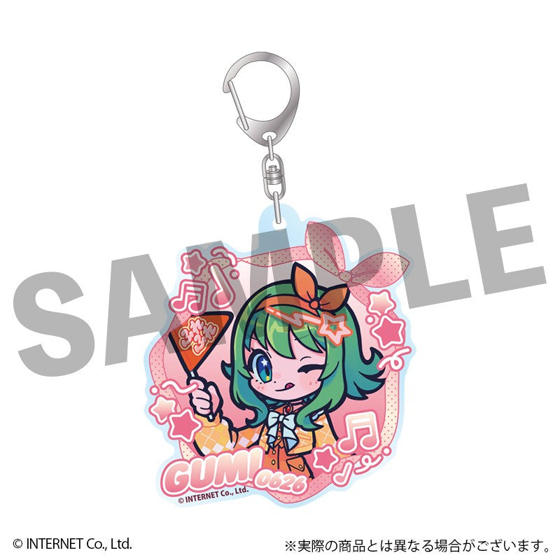 (Goods - Keychain) VOCALOID GUMI Fure Friends Acrylic Keychain Little Flag Ver.