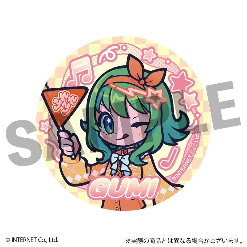 (1BOX=6)(Goods - Badge) VOCALOID GUMI Trading Fure Friends Button Badge(Blind Box -Single)