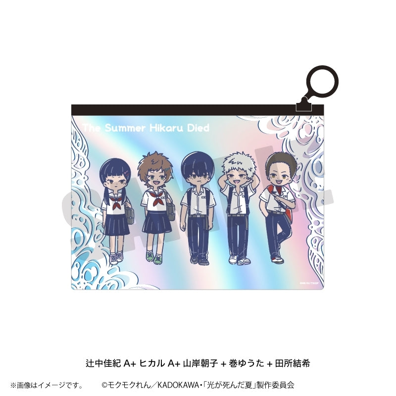 (Goods - Pouch) The Summer Hikaru Died TV Anime Reto Pop Vol.2 Iridescent Pouch (3 Types Total) Yoshiki Tsujinaka A + "HIkaru" A + Asako Yamagishi + Yuta Maki + Yuki Tadokoro