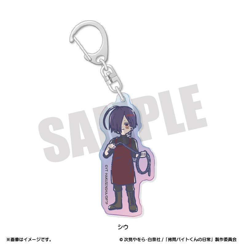 (Goods - Keychain) TV Anime - The Daily Life of a Part-time Torturer Retro Pop Iridescent Acrylic Keychain Siu