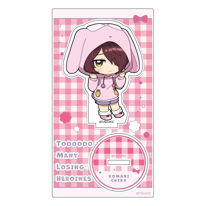 (Goods - Acrylic Stand) Too Many Losing Heroines! Acrylic Stand (Chika Komari/Animal Hoodie)