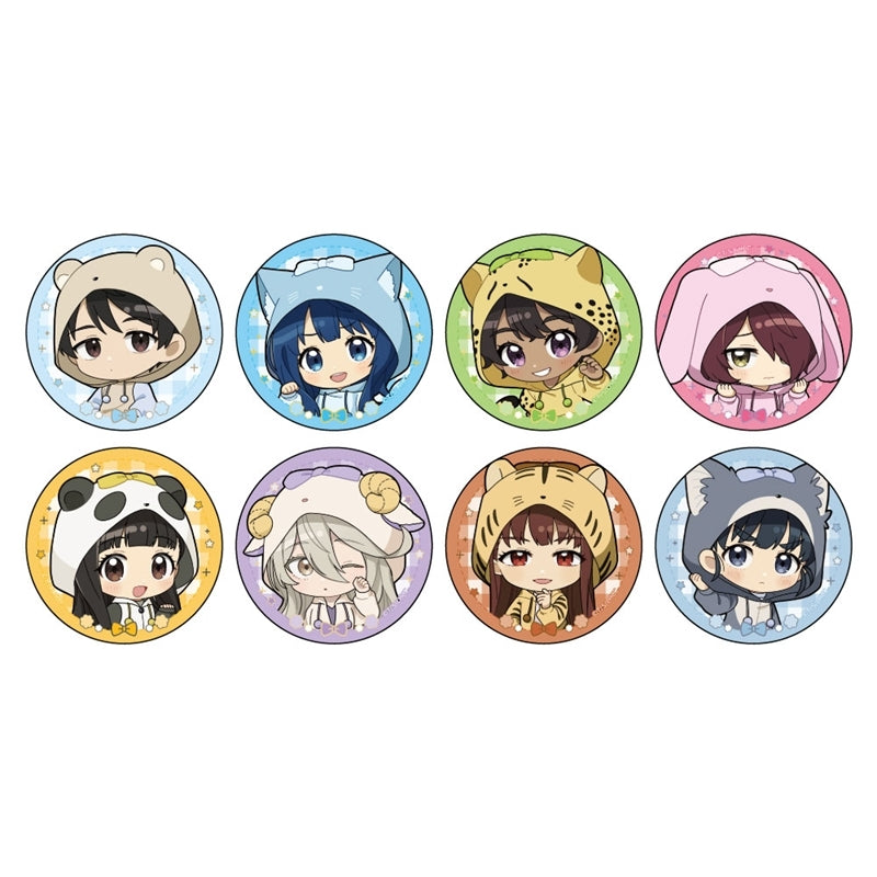 (Goods - Badge) Too Many Losing Heroines! Trading Button Badge (Animal Hoodie)(Blind Box -Single)