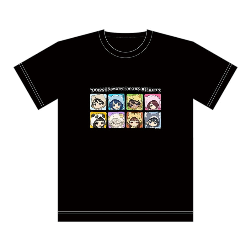 (Goods - Shirt) Too Many Losing Heroines! T-shirt (Animal Hoodie)XLSize