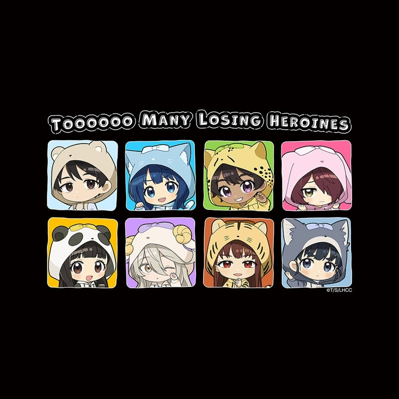 (Goods - Shirt) Too Many Losing Heroines! T-shirt (Animal Hoodie)XLSize