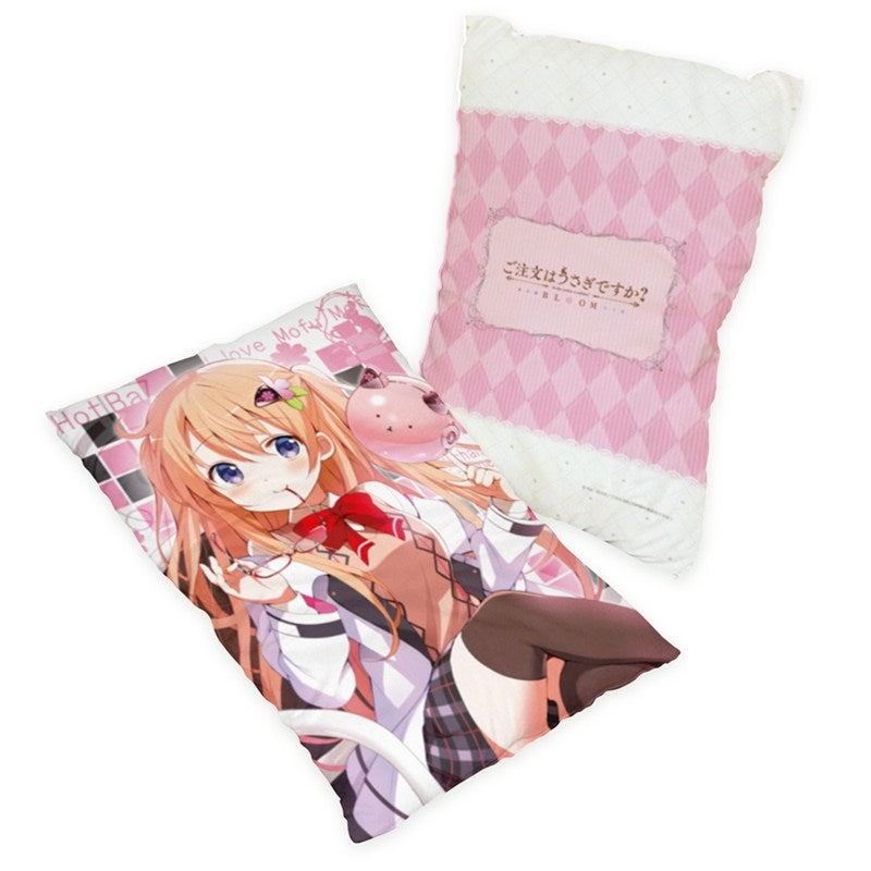 (Goods - Pillow Case) Is the Order a Rabbit? BLOOM Pillow Case (Cocoa/Clockwork Rabbit)