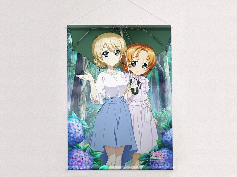 (Goods - Tapestry) Girls und Panzer das Finale B2 Tapestry (Darjeeling & Orange Pekoe/Umbrella)