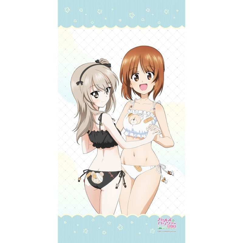 (Goods - Towel) Girls und Panzer das Finale Bath Towel (Miho Nishizumi & Alice Shimada)