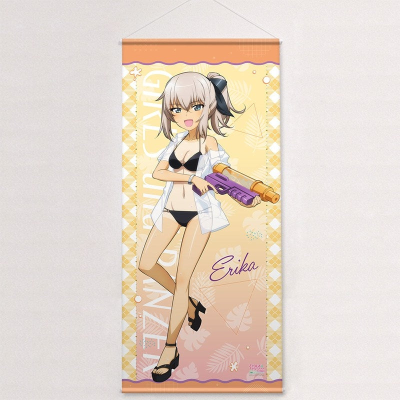 (Goods - Tapestry) Girls und Panzer das Finale Exclusive Art Big Tapestry (Erika Itsumi/Water Gun Sun Tan Ver.)