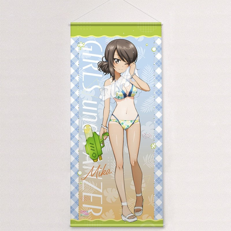 (Goods - Tapestry) Girls und Panzer das Finale Exclusive Art Big Tapestry (Mika/Water Gun Sun Tan Ver.)