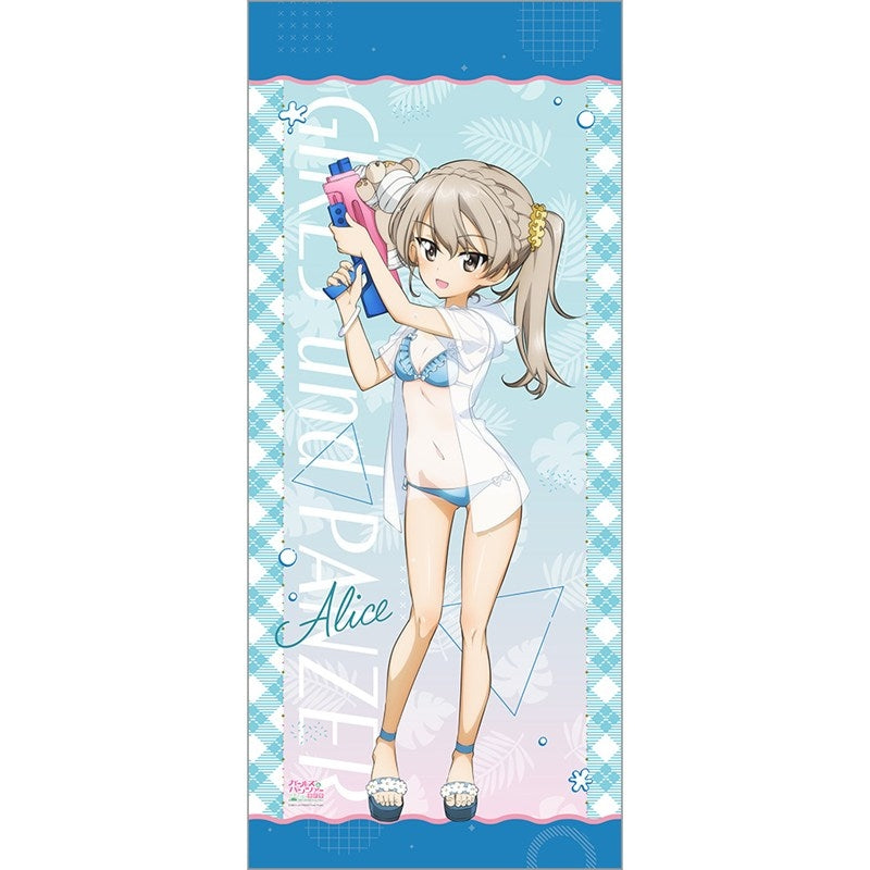 (Goods - Tapestry) Girls und Panzer das Finale Exclusive Art Big Tapestry (Alice Shimada/Water Gun Sun Tan Ver.)