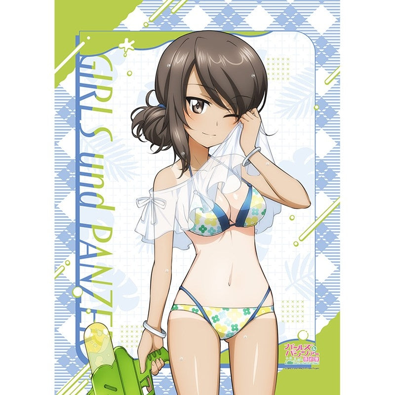 (Goods - Tapestry) Girls und Panzer das Finale Exclusive Art B2 Tapestry (Mika/Water Gun Sun Tan Ver.)