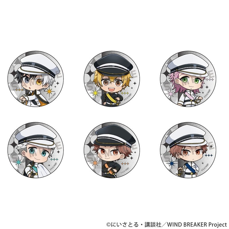 (1BOX=6)(Goods - Badge) WIND BREAKER Trading Button Badge (Camo Co-ord/ver. A)(Blind Box -Single)