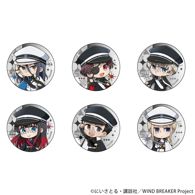 (1BOX=6)(Goods - Badge) WIND BREAKER Trading Button Badge (Camo Co-ord/ver. B)(Blind Box -Single)