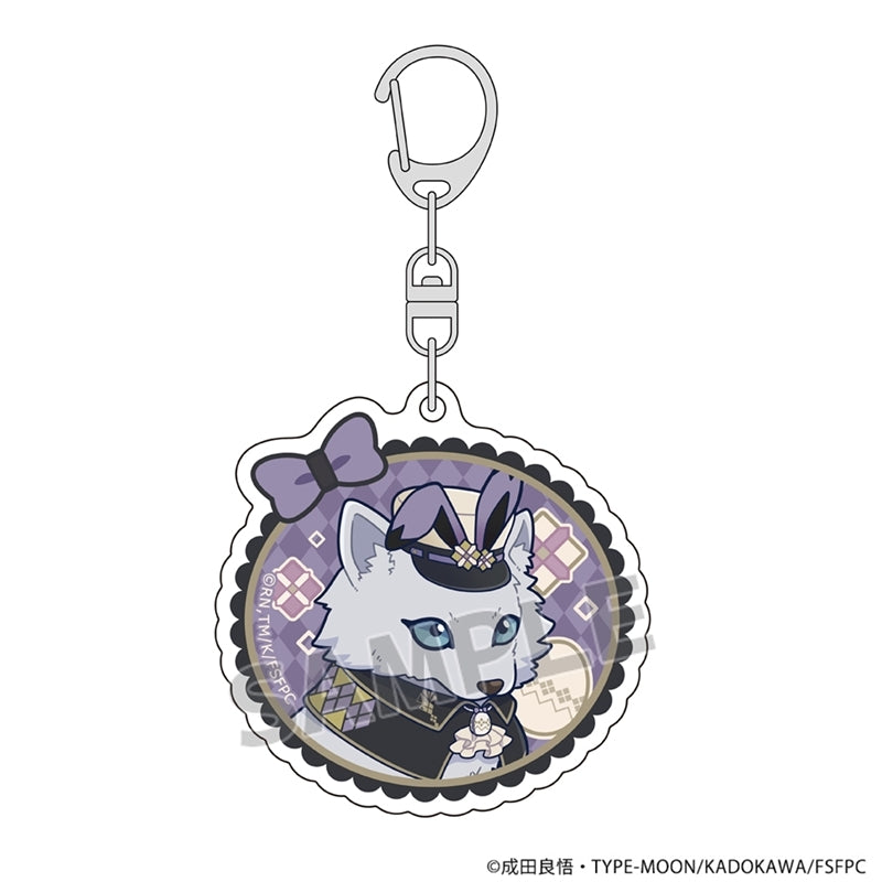 (Goods - Keychain) Fate/strange Fake Acrylic Keychain (Silver Wolf Chimera/Chibi)