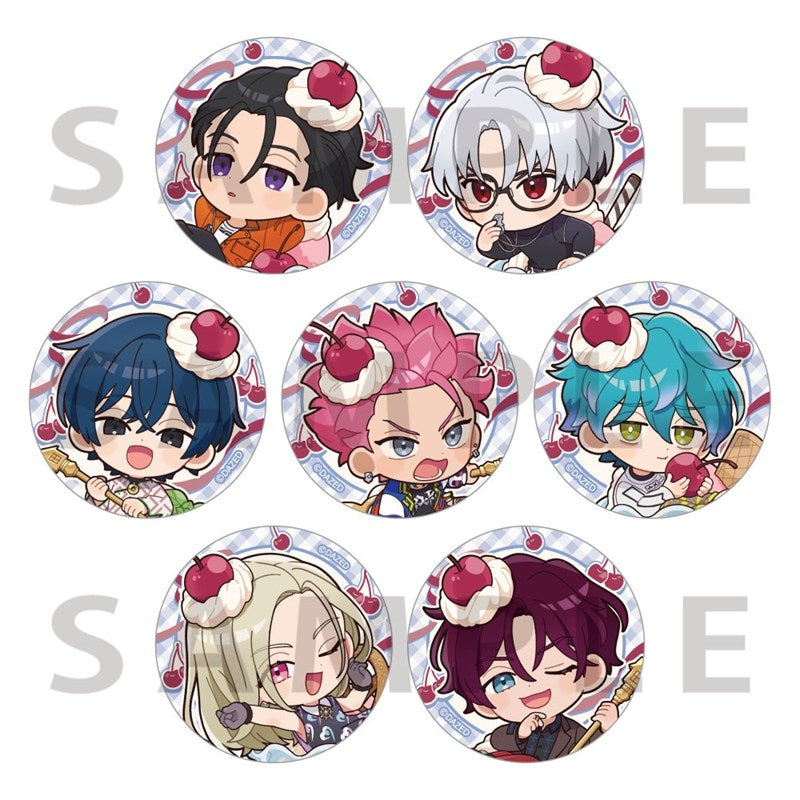 (1BOX=7)(Goods - Badge) Charisma Trading Button Badge (Cherry Whipped Cream)(Blind Box -Single)