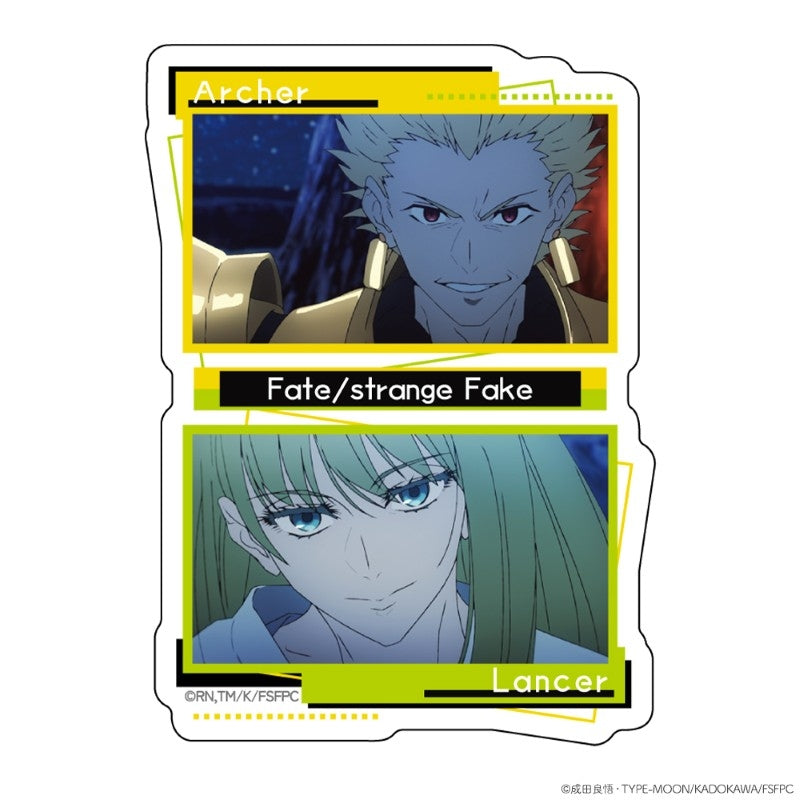 (Goods - Sticker) Fate/Strange Fake Sticker Archer & Lancer