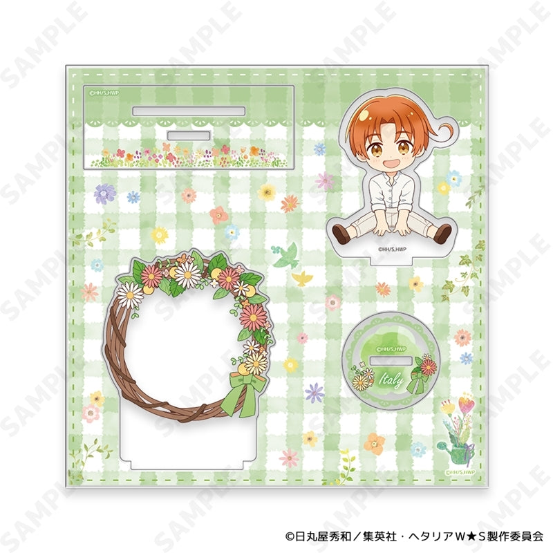(Goods - Acrylic Stand) Hetalia World★Stars Acrylic Stand 1. Italy ~ Flower Shower ~ [mini Dress Collection ]