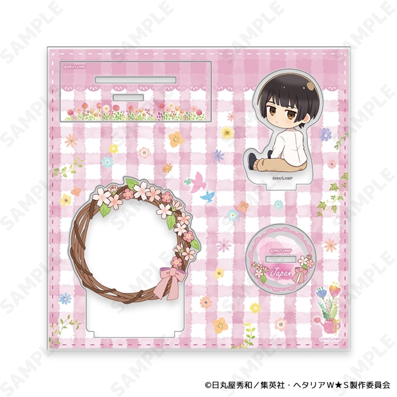 (Goods - Acrylic Stand) Hetalia World★Stars Acrylic Stand 3. Japan ~ Flower Shower ~ [mini Dress Collection ]