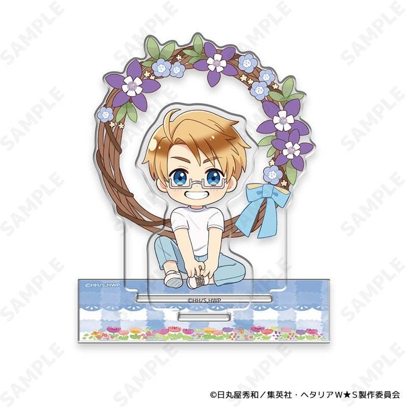 (Goods - Acrylic Stand) Hetalia World★Stars Acrylic Stand 4. America ~ Flower Shower ~ [mini Dress Collection ]