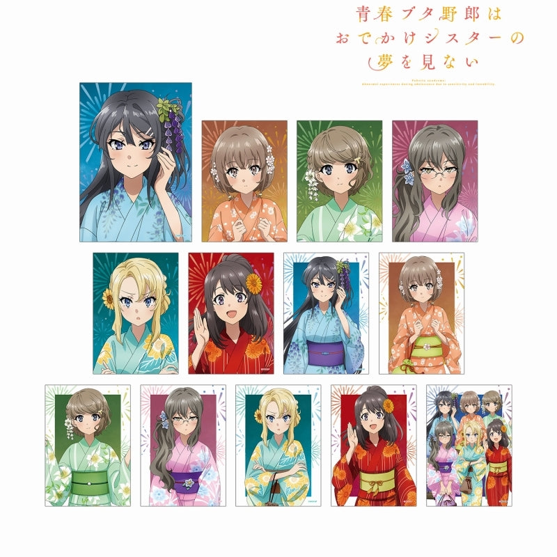 [Rascal Does Not Dream of a Sister on an Outing] Exclusive Art Yukata ver. Trading Bromide