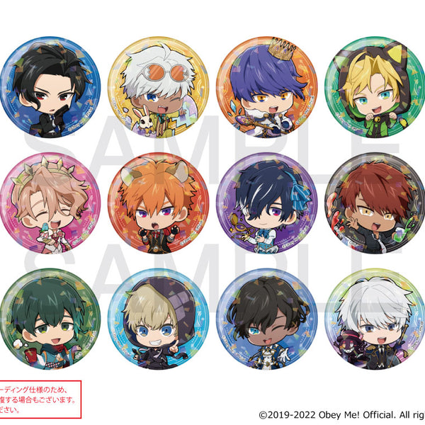 Obey Me!] mixx garden Card Puchi Colle Chibi Holo Can Badge
