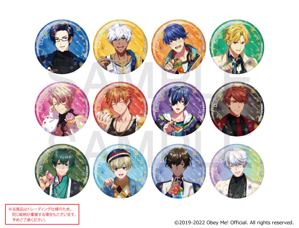 [Obey Me!] mixx garden Heartthrob Cafe Meguri Holo Can Badge (Blind Box -Single)